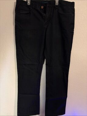Perry Ellis Black Straight-Leg Men’s Pants